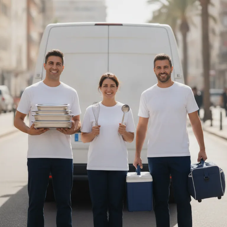 Catering team a Olbia